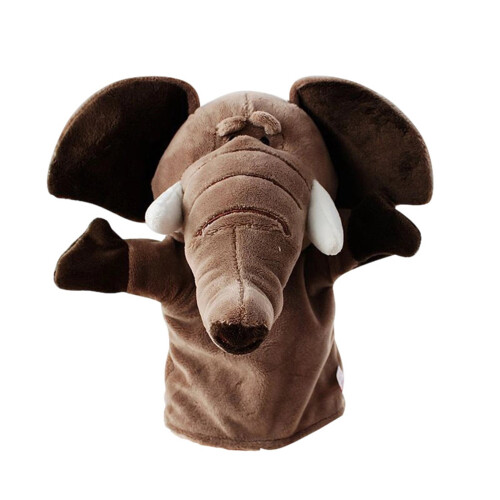 Cartoon Plush Hand Puppet with Movable Mouth 1