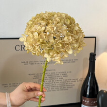 Fleurs d'hortensia artificielles en soie – Tiges uniques réalistes pour mariage, décoration intérieure et compositions florales à faire
