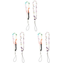 6Pièces Bracelets Téléphone Beads Légers Décoration Colorée Anti-Perte