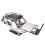 RC Axial Wraith Μεταλλικό Roll Cage Σώμα Μαύρο Κλίμακα 1/10 5