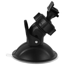 Een set zwarte L-vormige zuignaphouders voor autodashcams