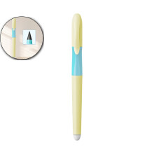 No Sharpening Writing & Drawing Pencil – Durable Plastic Pencil with Graphene Tip, Built-in Eraser & Comfort Grip(Yellow)