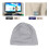 EMF Hat Cotton Beanie Slouch One Size Light Gray 5