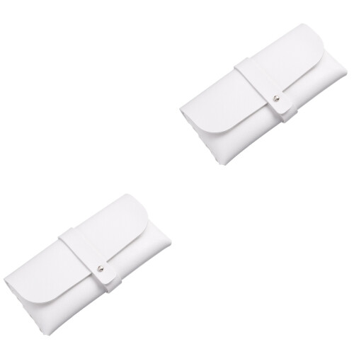2Pièces Étui Lunettes PVC Protection Rangement