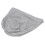 EMF Hat Cotton Beanie Slouch One Size Light Gray 11