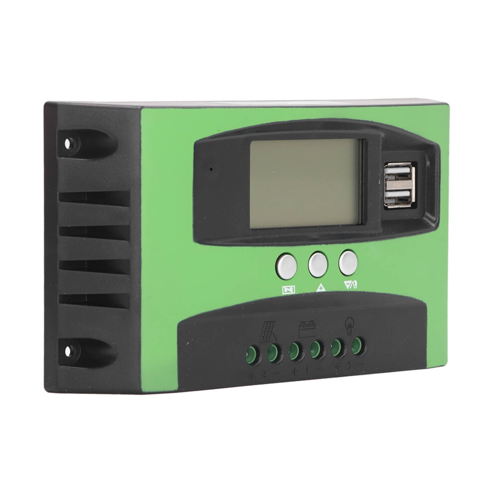 12V/24V 100A Solar Charge Controller Lcd Regulator With Usb Output 4111387618347