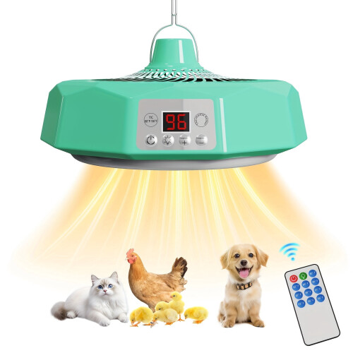 Digital Chick Brooder Heater with Remote Control and 1
