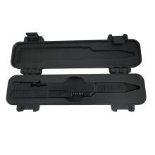 Stylo à bille tactique à mécanisme coulissant, encre fluide rechargeable, outil d'écriture original EDC et cadeau de bureau pour homme –