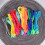 DIY 20pcs DIY Ropes PVC Colorful String Plastic Multipurpose Wire 8