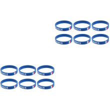 20Pièces Bracelet En Silicone Durable
