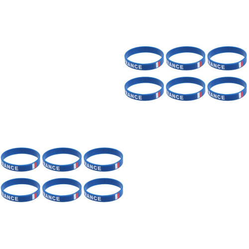 20Pièces Bracelet En Silicone Durable
