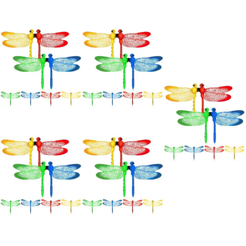Dragonfly Mini Fridge Magnets Creative 5 Pack