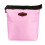 2er-Pack modische, isolierte Kühltasche für unterwegs, ideal als Lunchbox oder Picknicktasche (pink + rot) 2