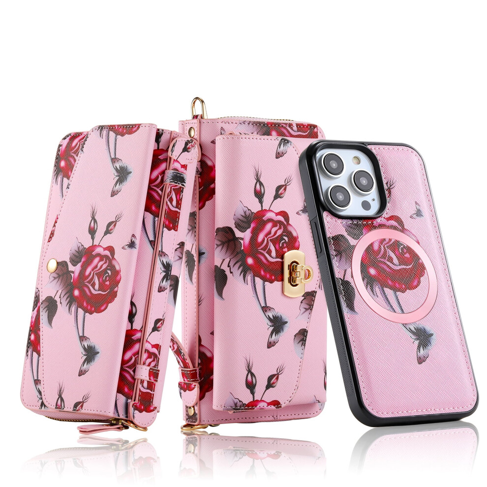 Iphone 15 Pro Max Wallet Case Magnetic Pu Leather Flip 9101399844426