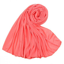 Hijab en coton pour femme, foulard long et résistant aux intempéries.