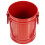 Pretyzoom Trash Container Garbage Can Iron 1Pcs Red Back to School 5