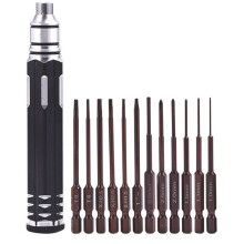 12-in-1-Sechskantschraubendreher-Set, RC-Hobbywerkzeug für RC-Modellautos, Roboter, Heimwerkerwerkzeug, multifunktionale Torx-Schraubendreher-Bits