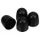 Lot de 4 cache-boulons décoratifs pour WC, noirs. 5