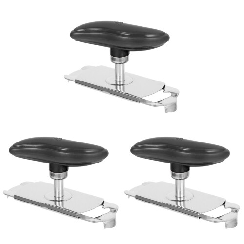 3Pièces Ouvre-Bocal Portable Acier Robuste