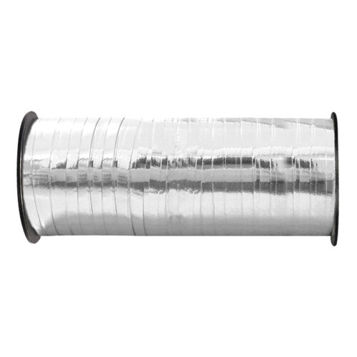1Pcs Metallic Silver Glitter Curling Ribbon 100 Yard Length 2