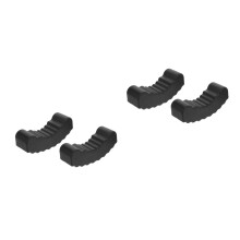 4Pièces Pads Caoutchouc Pour Soutien Cric Noir Anti-