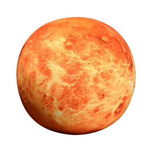 Faux Celestial Pillow Toy – Soft,Round Educational Plush For Kids