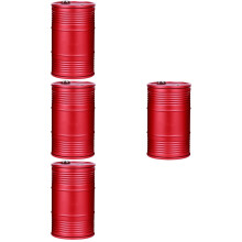 4Pièces Cendrier Couvert En Alliage Rouge, Antifumée, Usage Intérieur