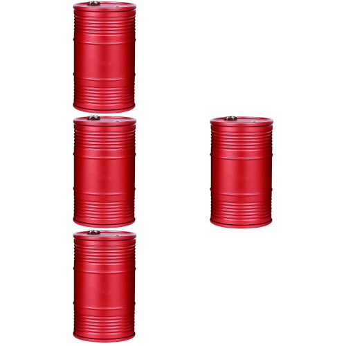 4Pièces Cendrier Couvert En Alliage Rouge, Antifumée, Usage Intérieur