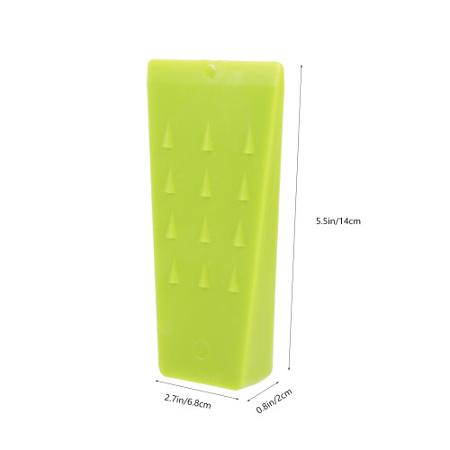 2Pcs Tree Felling Wedge for Professionals Green Plastic Logging Tool 14x6.8cm 1