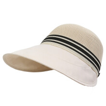 Hoed met brede rand en mesh klep, geschikt voor unisex, ter bescherming tegen de zon.
