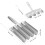 Stainless Steel Meatball Maker with NonStick Surface for Cooking Silver 4 Rows 2