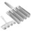 Stainless Steel Meatball Maker with NonStick Surface for Cooking Silver 4 Rows 5