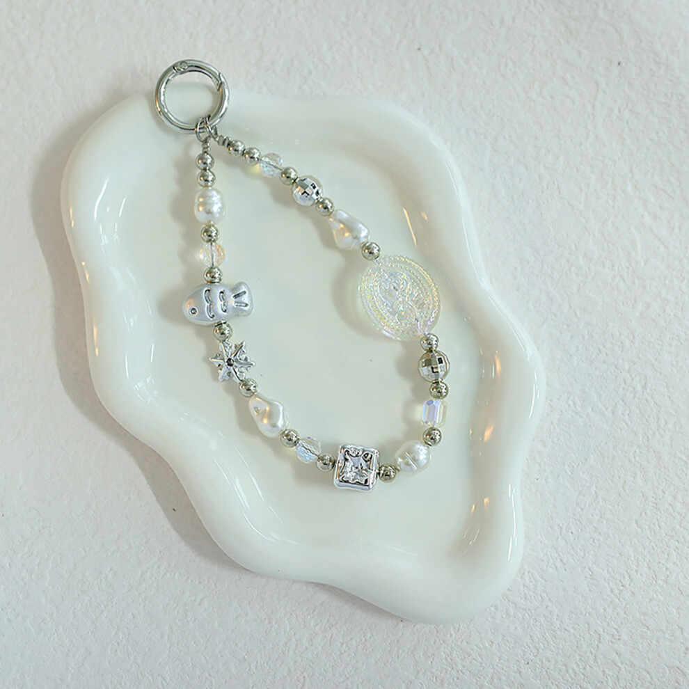 (3) Beaded Phone Lanyard - Durable Acrylic Charm 6253032977756