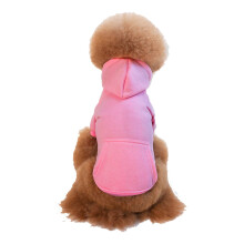 Hondenhoodie wintertrui van katoenfleece, maat XS–XXL