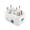 Universal Au Us Uk Eu Plug Adapter Αμερικανικό Γερμανικό Ταξιδιωτικό Plug Power2Usb Port Converter 3