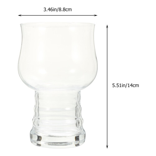 Beer Glasses Transparent Graceful Outline 2 Pcs 1