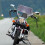 Motorcycle Front Universal Windshield Windscreen Wind Deflector Fairing Front Fly Screen With Mounting Bracket For Motorbikes Black 8