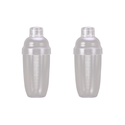 2Pièces Shaker Mixeur Pour Boissons Barman Maison