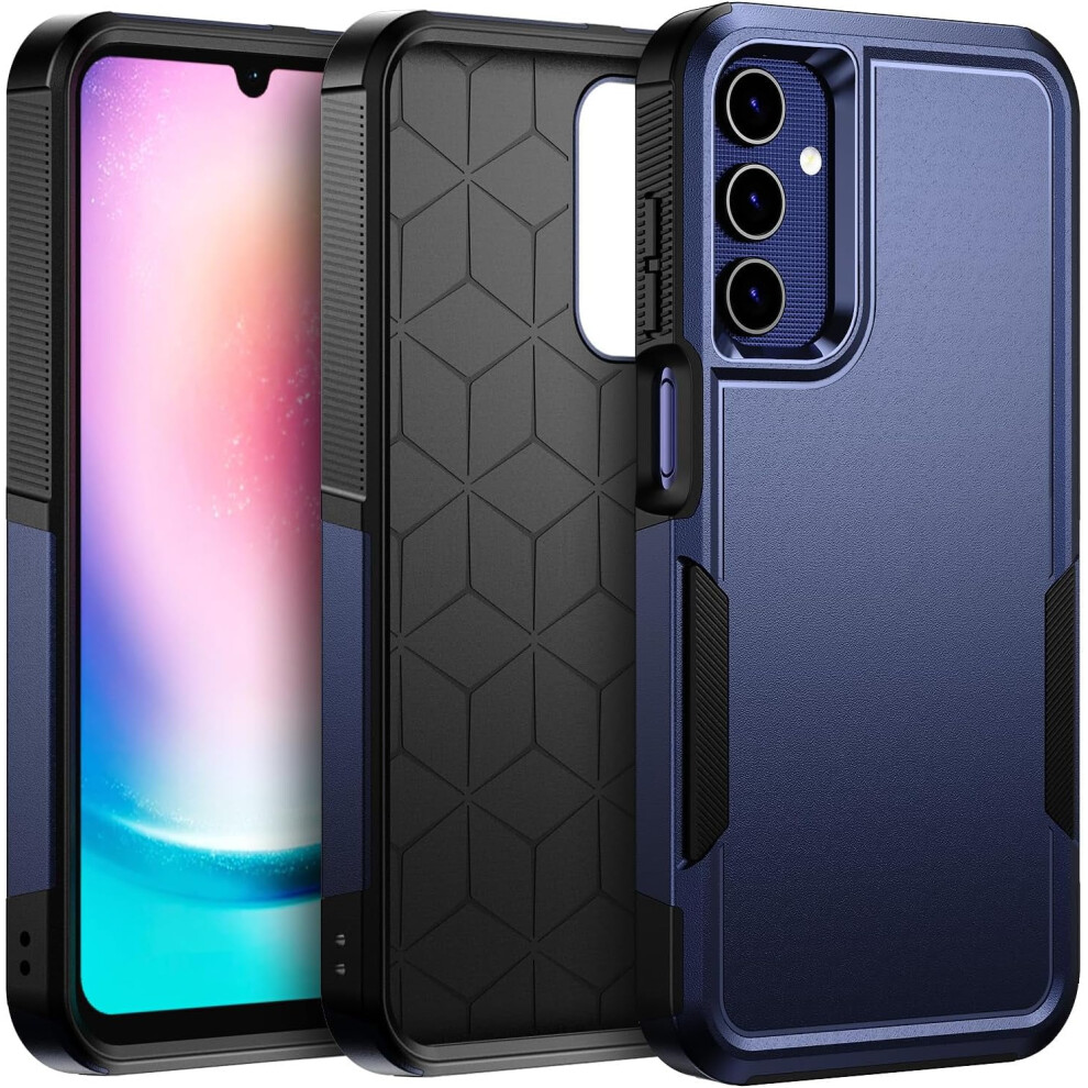 Shockproof Rugged Case For Compatible With Samsung Galaxy A25 5G Â Military-Grade Drop Protection (Blue) Blue 9170372353187