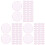 300Pièces Accessoires Rose Durable Pour Jeux De Comptage 1