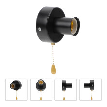 1 Set Lamp Holder Converter Pull Chain for Light Fixture for Ceiling Light Bar 8x8cm