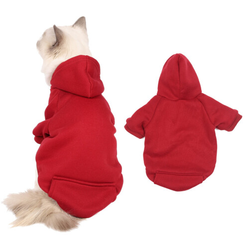 Hund Fleece Tröja - Bomull Varm Vindtät