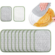 Multipurpose Wire Dishwashing Rags Double-Layer Thickened