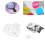 Button Maker DIY Kit 100 Blank Badge Components 58mm Round Rustproof Supplies 12