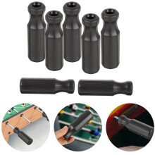 Worgeous 8 Pcs Football Machine Handle Foosball Game Handles Child Black