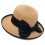 Dames Derby- en Panama-zonnehoeden, kaki, one size 1