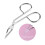Eyebrow Tweezer Stainless Steel 2 pcs 3