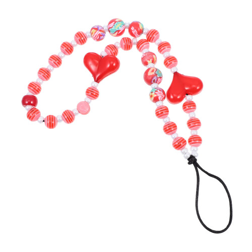 4Pièces Téléphone Perles Colorées Wristband Multi-Usage