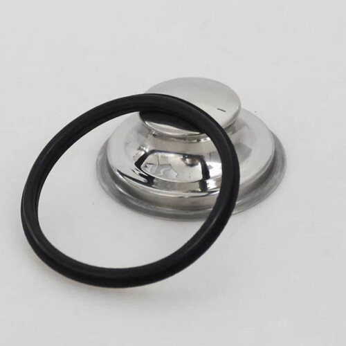 Bouchon de vidange en acier pour baignoire et lavabo (2 pièces) 2