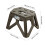 Foldable Stool, Portable Stool, Folding Camping Stool, Outdoor Step Stool, Plastic Stool with Handle for Kitchen, Bathroom, Living Room 5